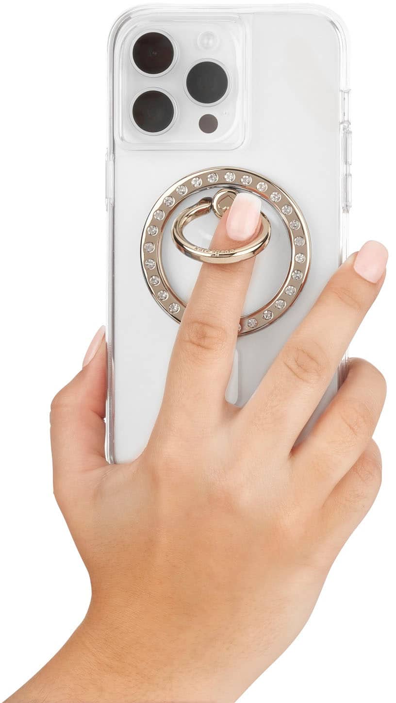 Alt View 3. kate spade new york - Magnetic Ring Stand with MagSafe for Select Apple iPhones - Set in Stone.