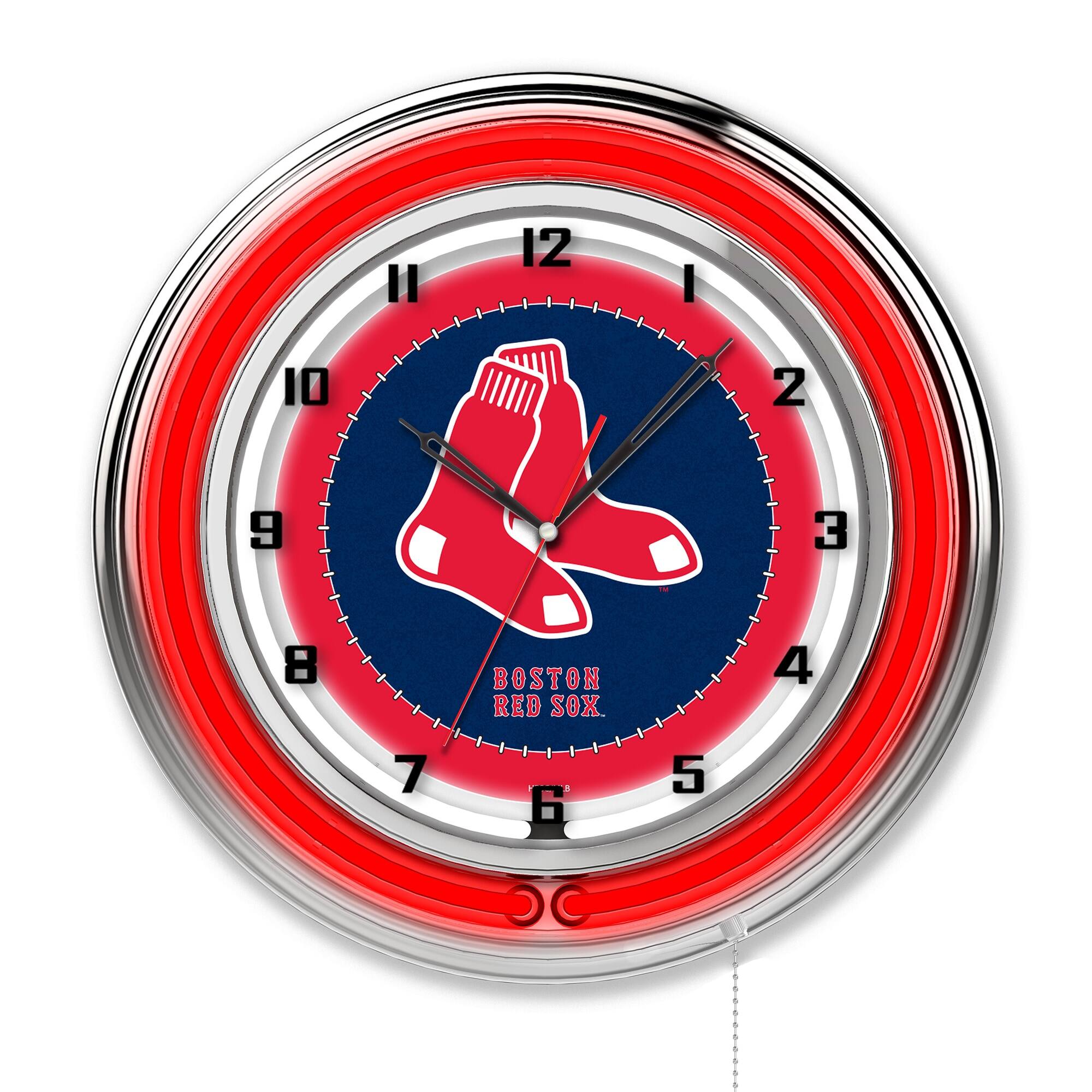 Holland Bar Stool Co. - 19" Double Neon Wall Clock - Multicolor