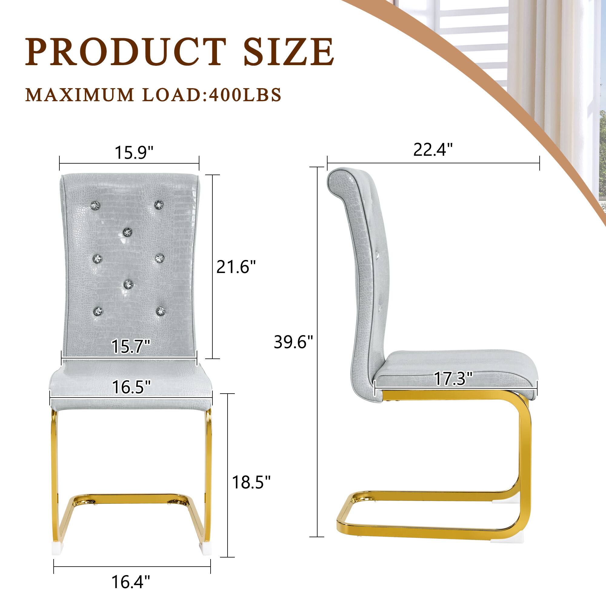 PRODUCT SIZE  
MAXIMUM LOAD: 400LBS  

15.9"  
21.6"  
15.7"  
16.5"  
18.5"  
16.4"  

22.4"  
39.6"  
17.3"