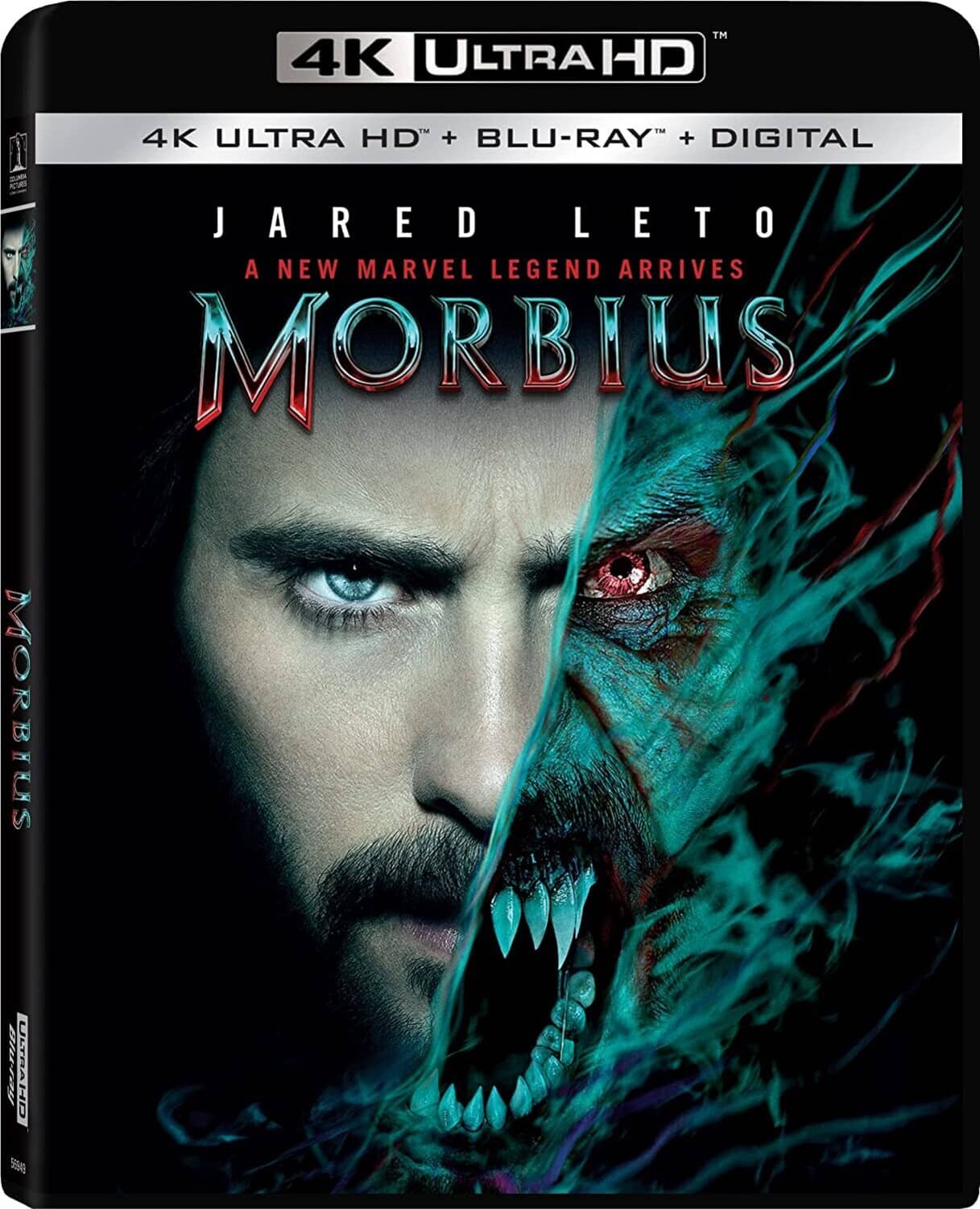 Front. Morbius   - 4K Blu-Ray.