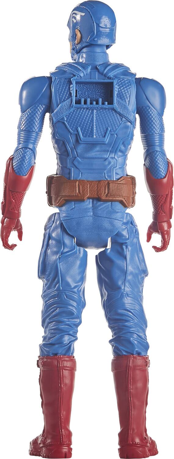 Alt View 3. Hasbro - Hasbro Collectibles - Marvel Avengers - Titan Hero Series - 12" Captain America Action Figure   - Collectibles - Multicolor.