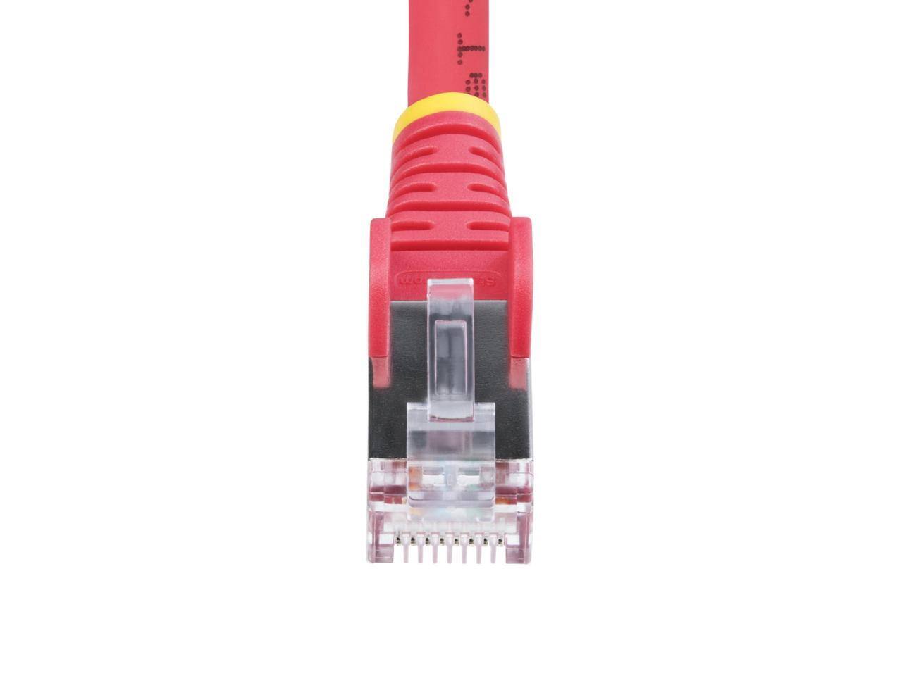 Alt View 7. StarTech.com - StarTech 1ft Red CAT6a Ethernet Cable Model NLRD-1F-CAT6A-PATCH.