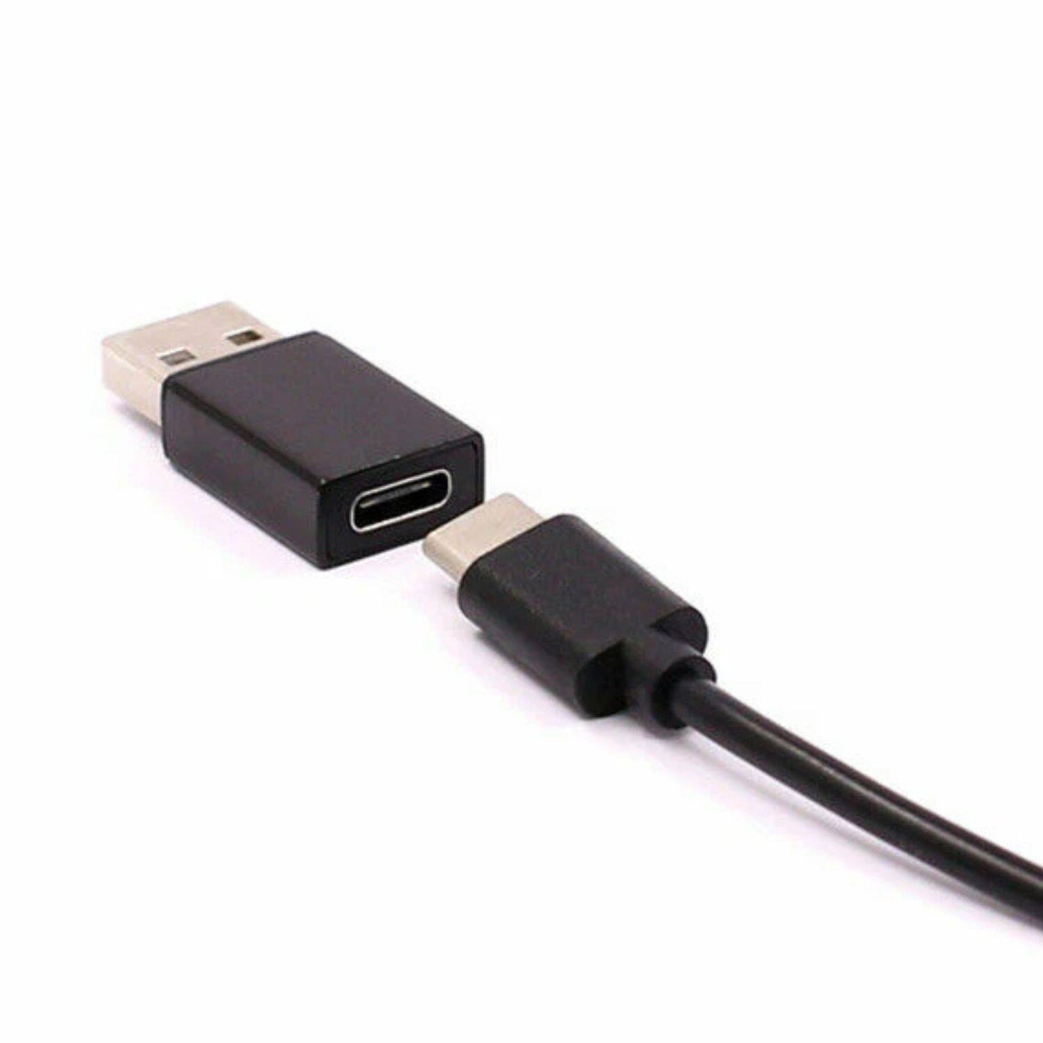 2-Pack USB C Female To USB A Male Adapter - USB 3.1 Type C Converter (Alloy)