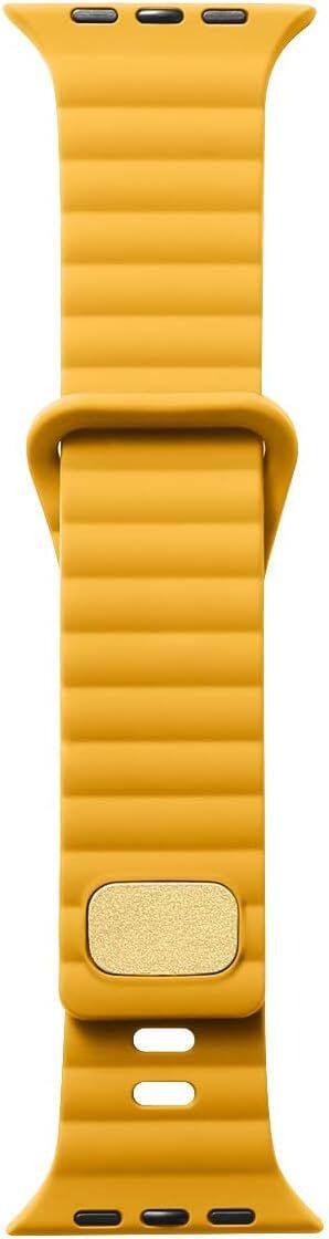 Front. Worryfree Gadgets - Worryfree Gadgets Silicone Sports Band for Apple Watch 42/44/45/49mm, Aurantius - Aurantius.