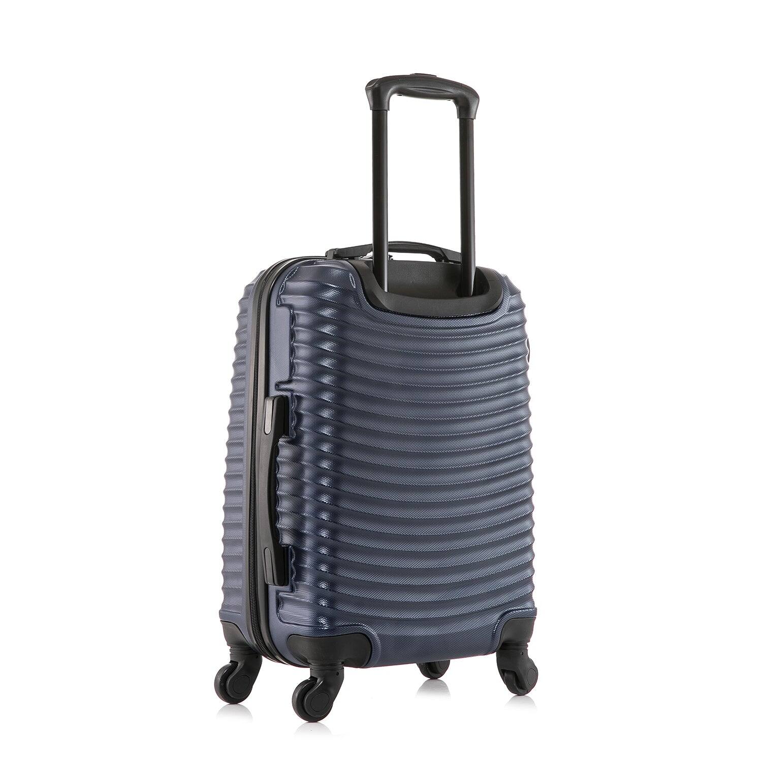 Alt View 1. DUKAP - Adly Lightweight Hardside Spinner Luggage 20" Carry-On - BLUE.