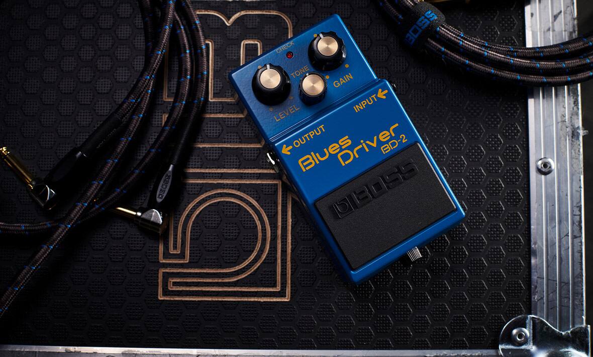 SSO8 CHECK TONE GAIN LEVEL INPUT OUTPUT Driver BD-2 Blues BOSS