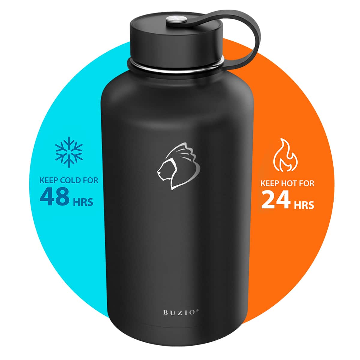 KEEP COLD FOR 48 HRS
KEEP HOT FOR 24 HRS
BUZIO