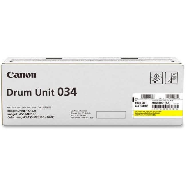 Canon - 034 Imaging Drum - Laser Print Technology - 34000 - Cyan - 1 Each