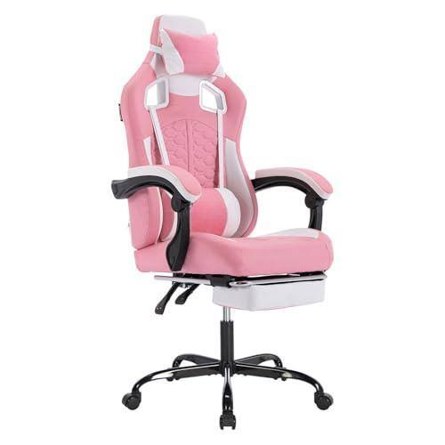Hirose Alice Gaming Chair With Massage Pc Computer Footrest Comfortable ...