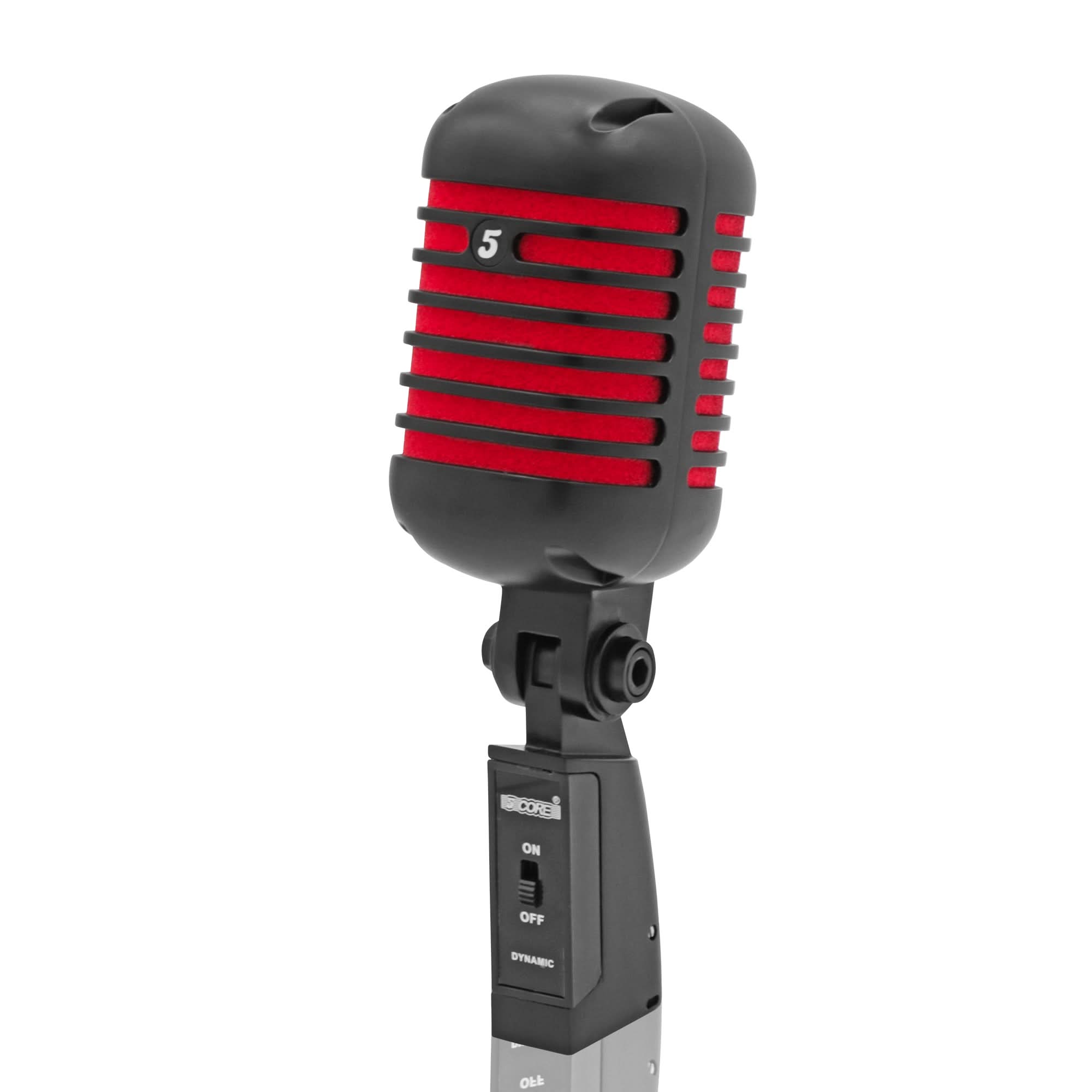 5 CORE - 5Core Vintage Microphone Classic Dynamic Professional XLR Studio Retro Style Mic-RTRO MIC CH BLK-RED price history on PriceWatchPro