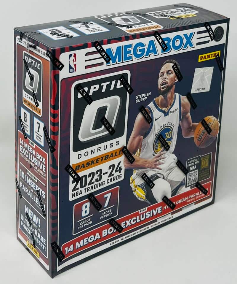 2023-24 Panini Donruss Optic Basketball Mega Hobby Box (Hyper Green Prizms) price history on PriceWatchPro