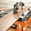 Alt View 12. WORX - 5.5 Amp BladeRunner Electric Table Top Saw - Black.