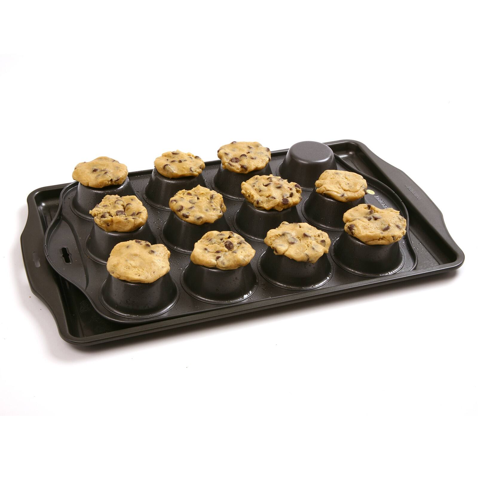 Alt View 4. Norpro - 12 Cup Nonstick Muffin Pan - Steel Bakeware for Cupcakes and Muffins - Black.