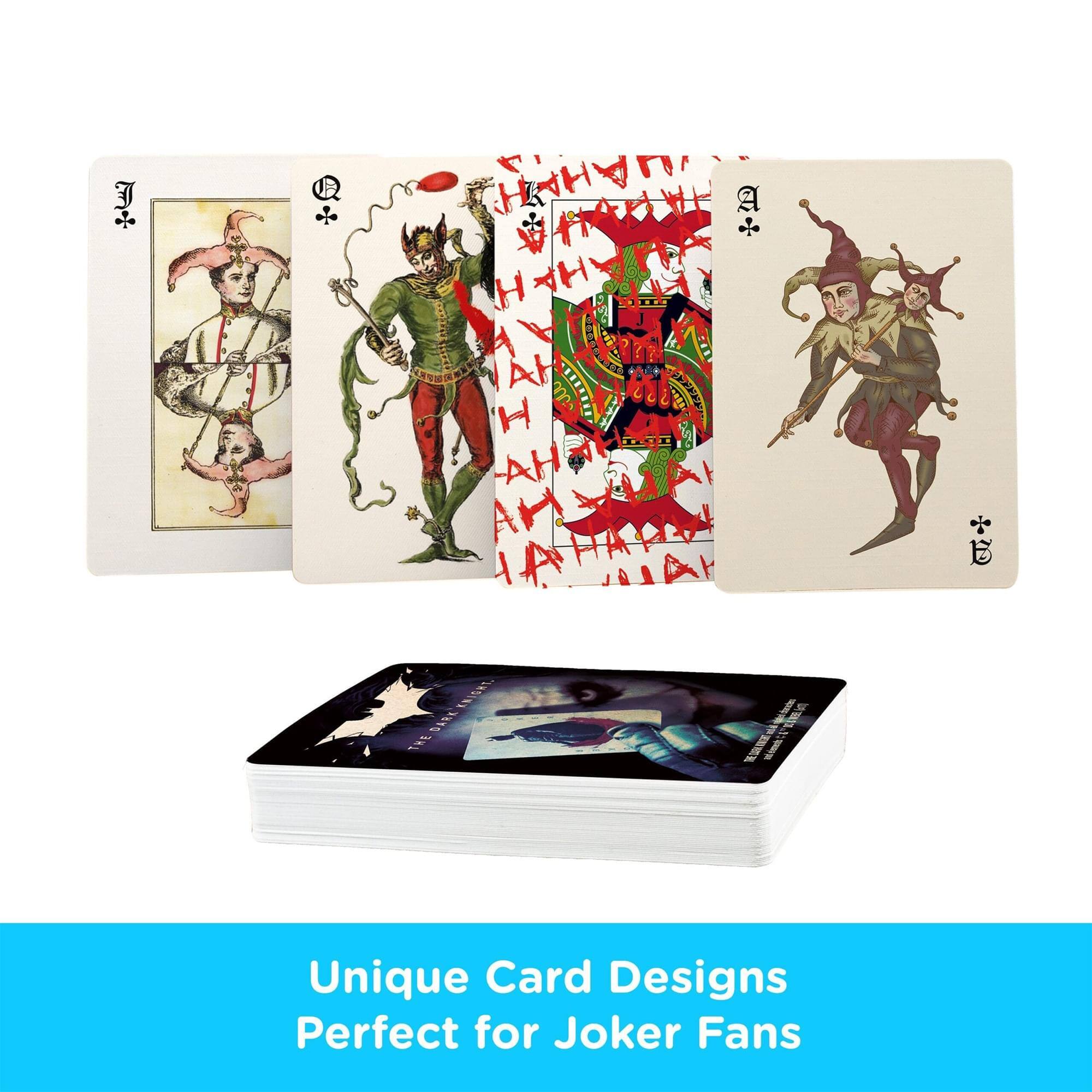 Unique Card Designs  
Perfect for Joker Fans