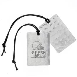 Wendell August Forge - Cleveland Browns Bag Tag - Silver