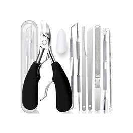 Beauty Hub Ecommerce - 10-Pack Ingrown Toenail Tool - Silver and Black