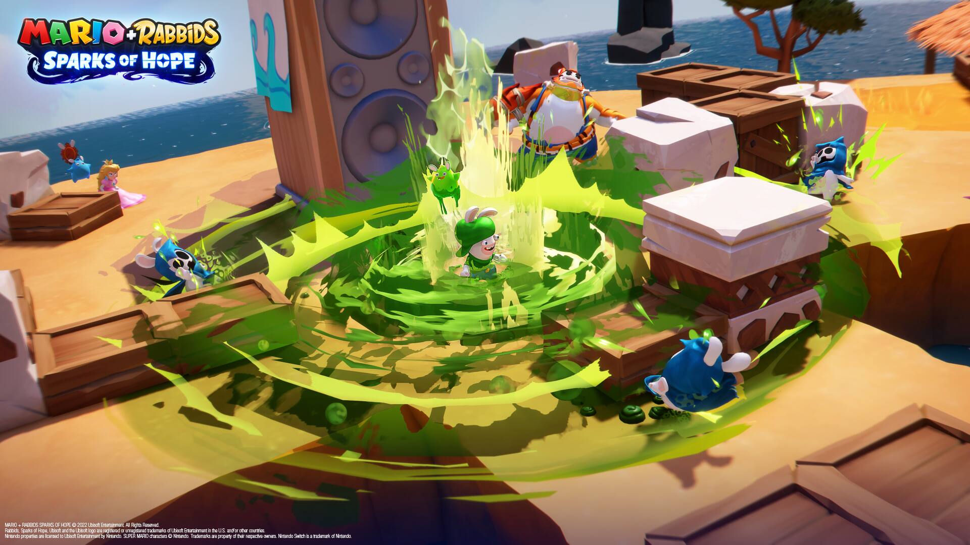 MARIO RABBIDS SPARKS OF HOPE

MARIO RABBIDS SPARKS OF HOPE 2022 Ubisoft Entertainment Rights Reserved. Rabbids DARS d-cpe Ubisoft and the Libbok 100m IN registered 11 unvagest rademans di Libbok Entertainment - the US and/or other countries whands c proporties in toansed 0 Live Murahment Nintando SUPER MARIO characters O Namando Trademarks as propany of that raspectivo - Matando with it mademark di namando