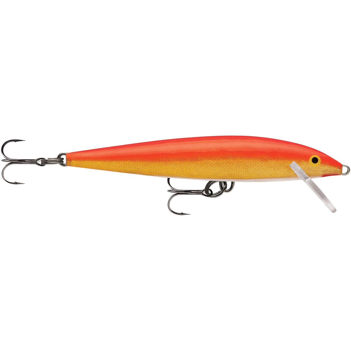 Front. Rapala - Rapala Original Floating 03 Fishing Lure - Gold Fluorescent Red - Gold Fluorescent Red.