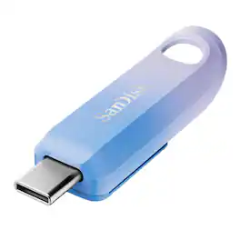 SANDISK - 256GB Creator Series USB-C Flash Drive - Blue
