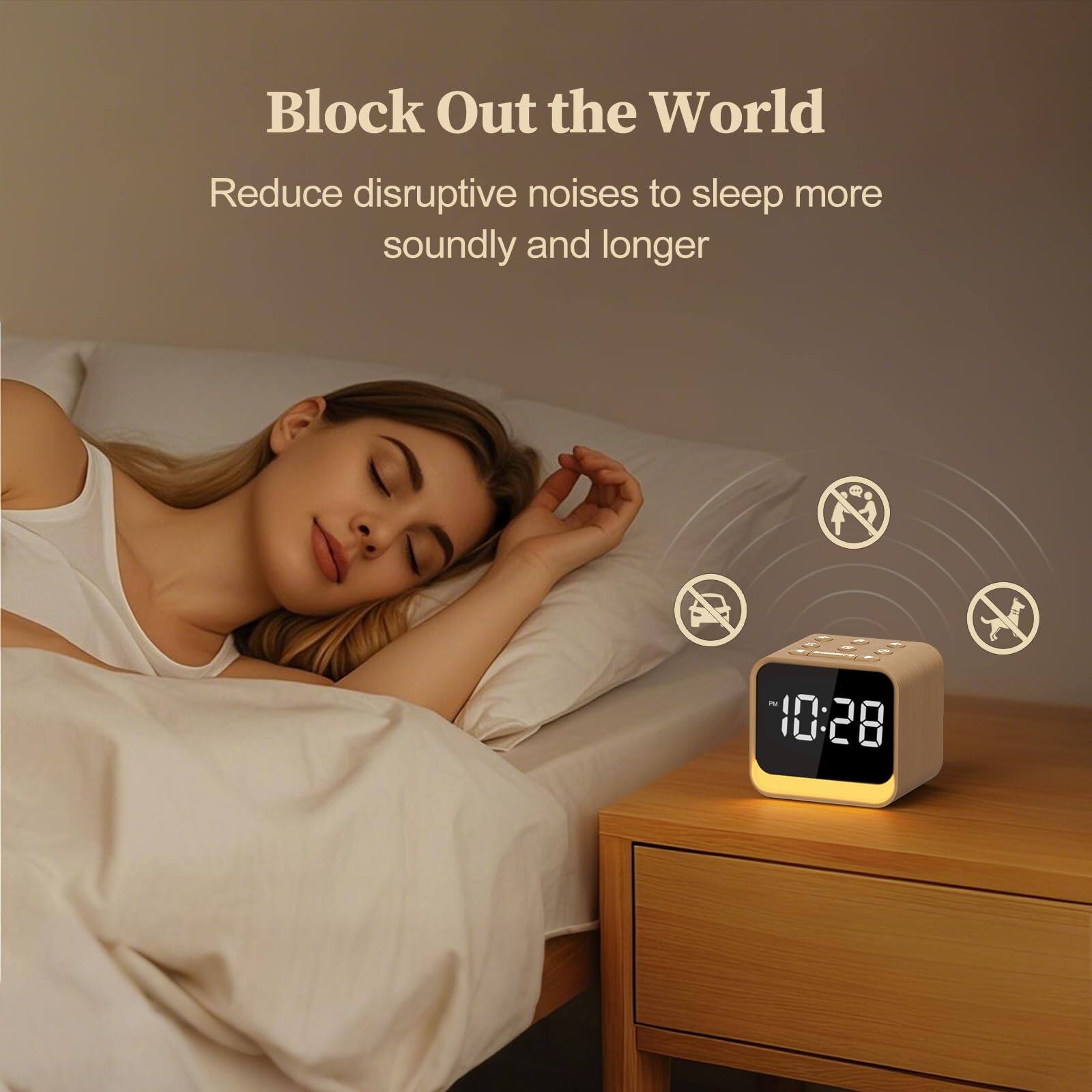 Block Out the World  
Reduce disruptive noises to sleep more soundly and longer  

Q 10:28