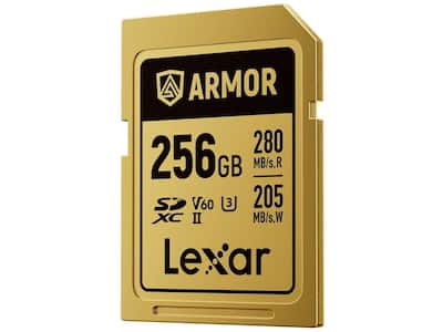 Lexar Professional ARMOR GOLD 256GB UHS II V60 SDXC Memory Card Lexar Professional ARMOR GOLD 256GB UHS II V60 SDXC Memory Card