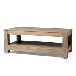 Maven Lane - Paulo Wooden Coffee Table Finish - Weathered Grey