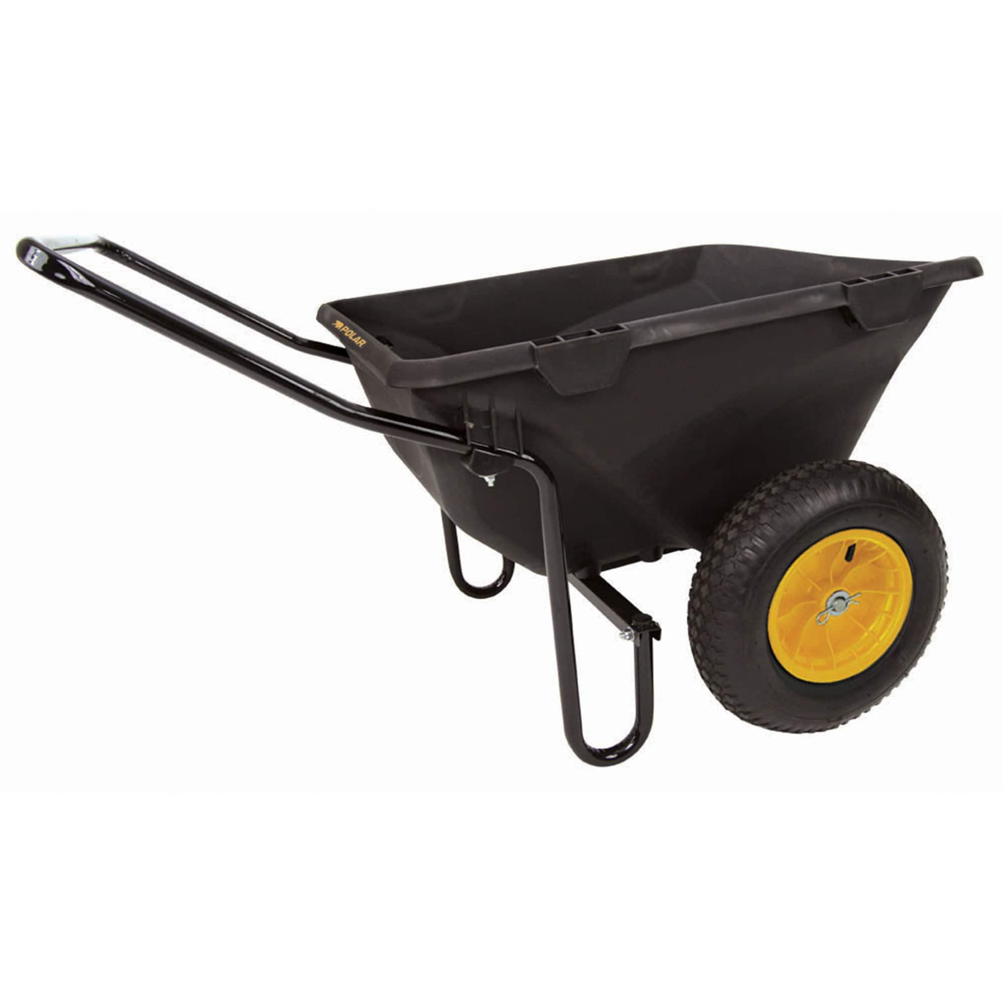 Polar Trailer 7 Cubic Foot Heavy Duty Utility Wheelbarrow Cub Cart