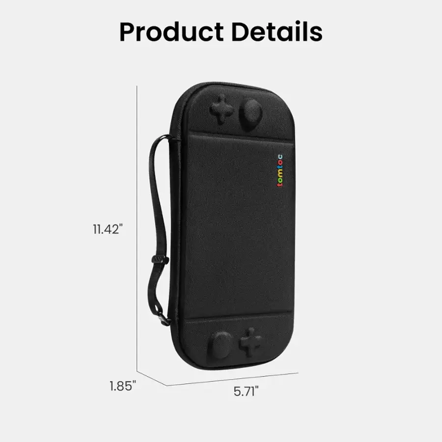 tomtoc Slim Carrying Case for Nintendo Switch 2 Model 2025, Odorless ...