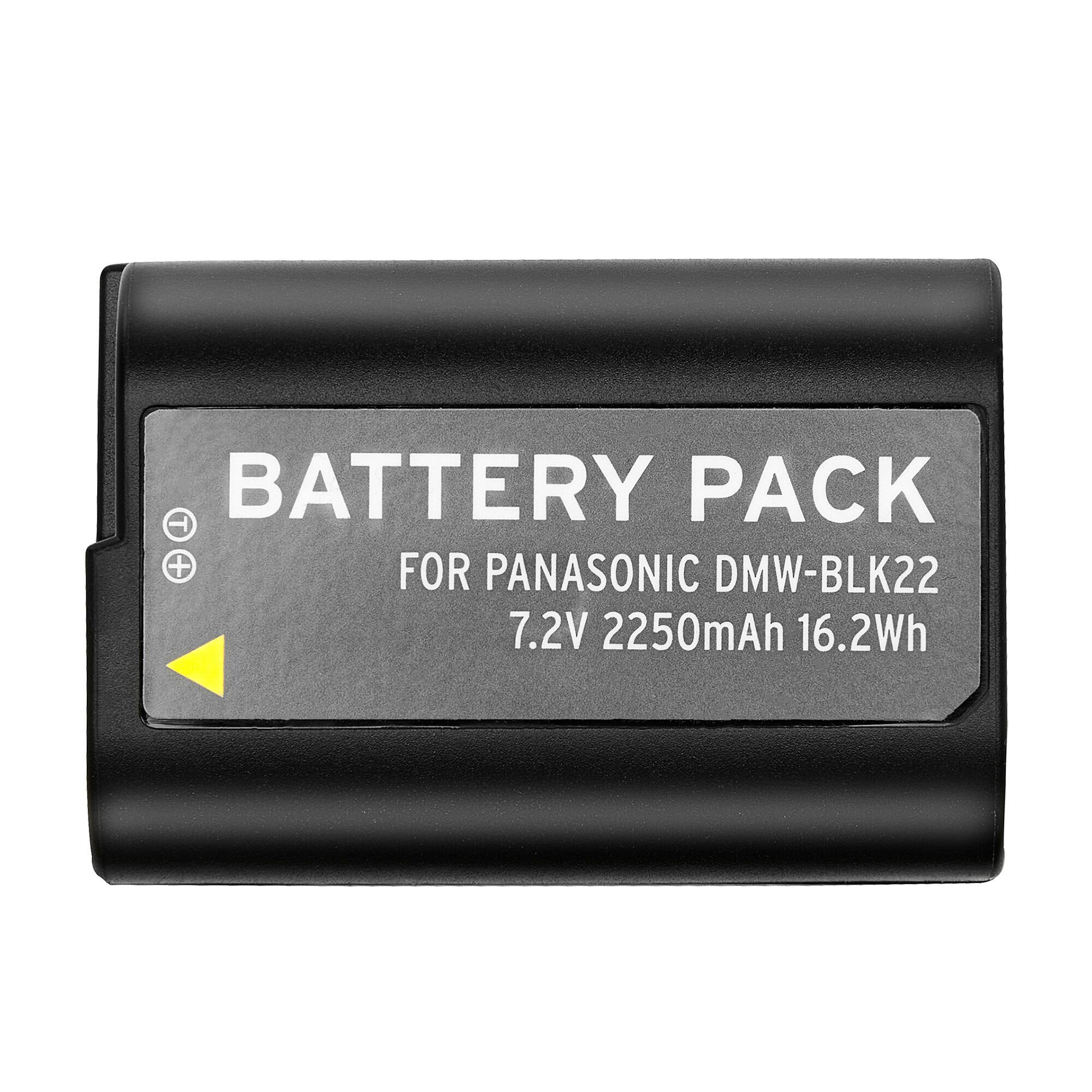 BATTERY PACK
FOR PANASONIC DMW-BLK22
7.2V 2250mAh 16.2Wh