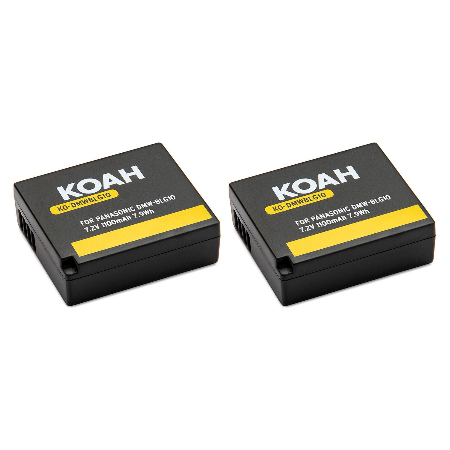 KOAH KO-DMWBLG10 DMW-BLG10 PANASONIC 7.2V 1100mAh FOR 7.9Wh