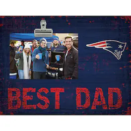 Fan Creations - 8'' x 10.5'' Best Dad Clip Frame - Multicolor