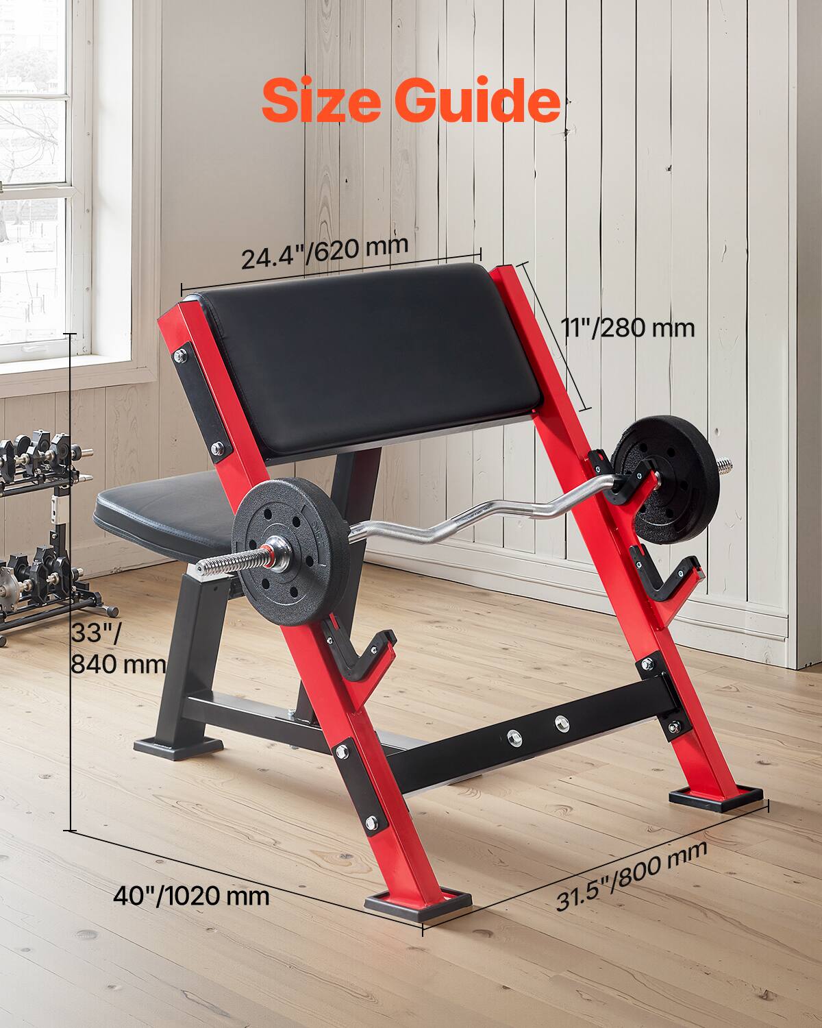 Size Guide

24.4"/620 mm

11"/280 mm

33"/840 mm

40"/1020 mm

31.5"/800 mm