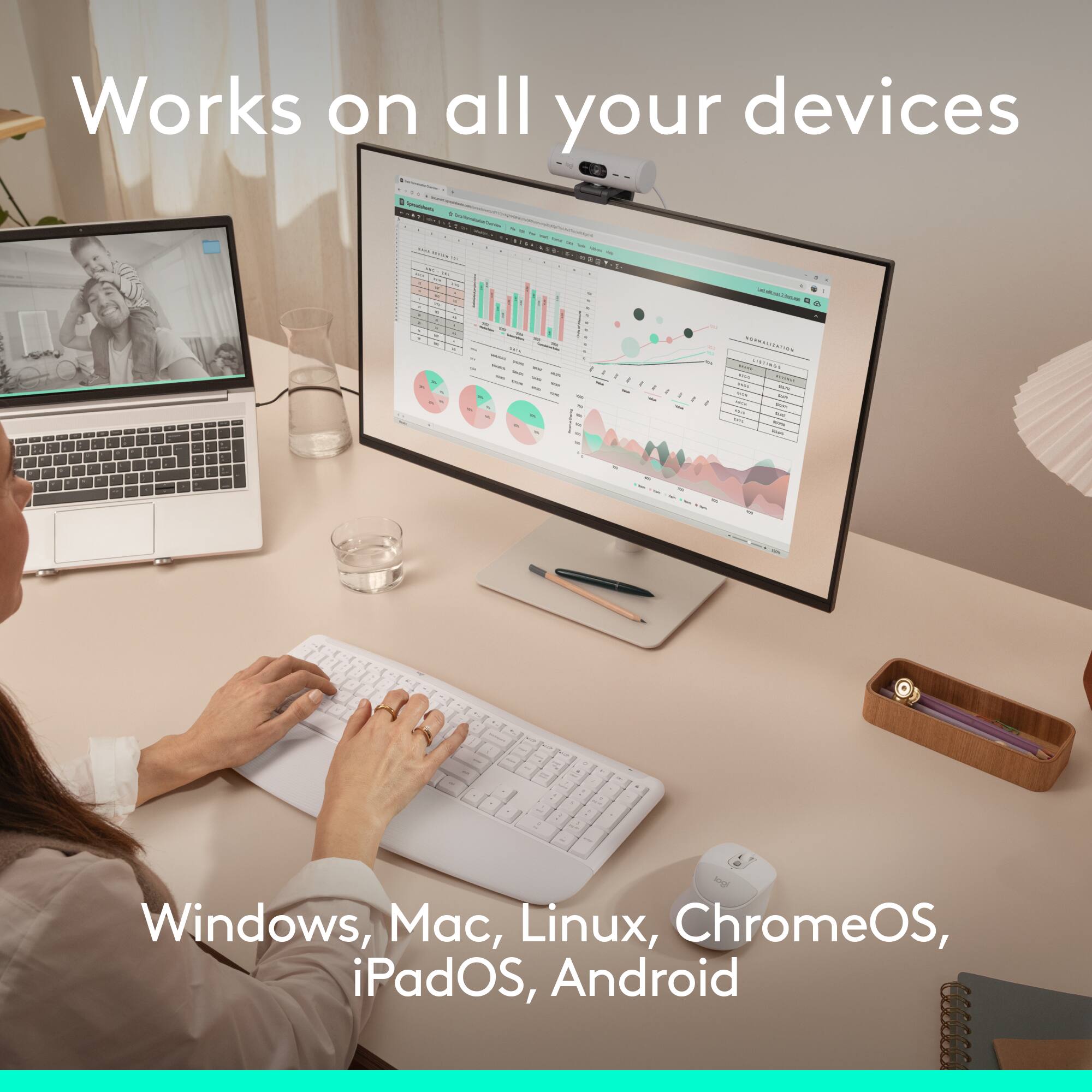 Works on all your devices

Windows, Mac, Linux, ChromeOS, iPadOS, Android