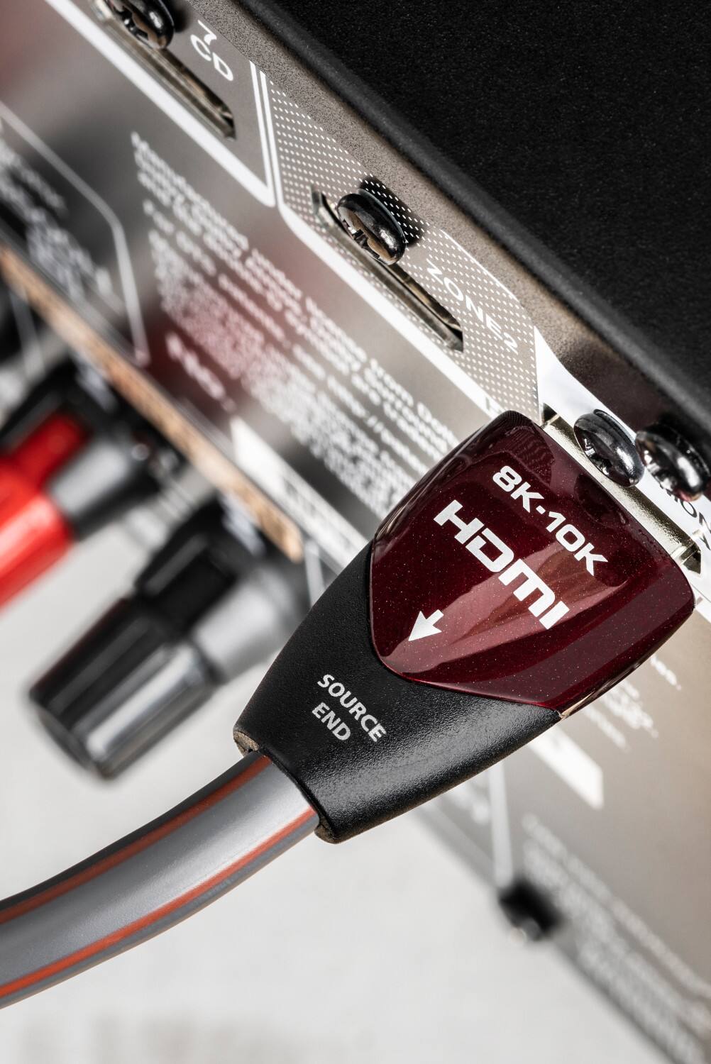 The text on the image reads "BK-10K HDMI 8K-10K END SOURCE ON."