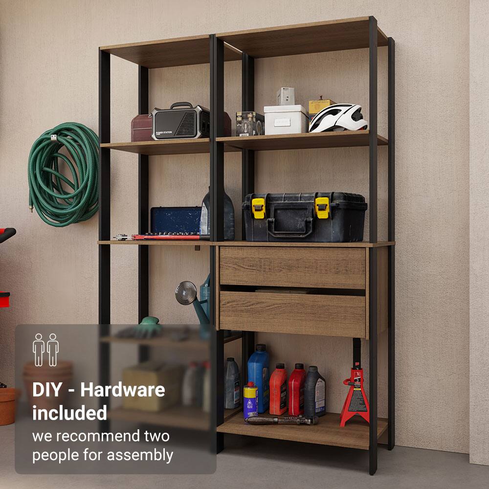 DIY - Hardware included  
we recommend two people for assembly