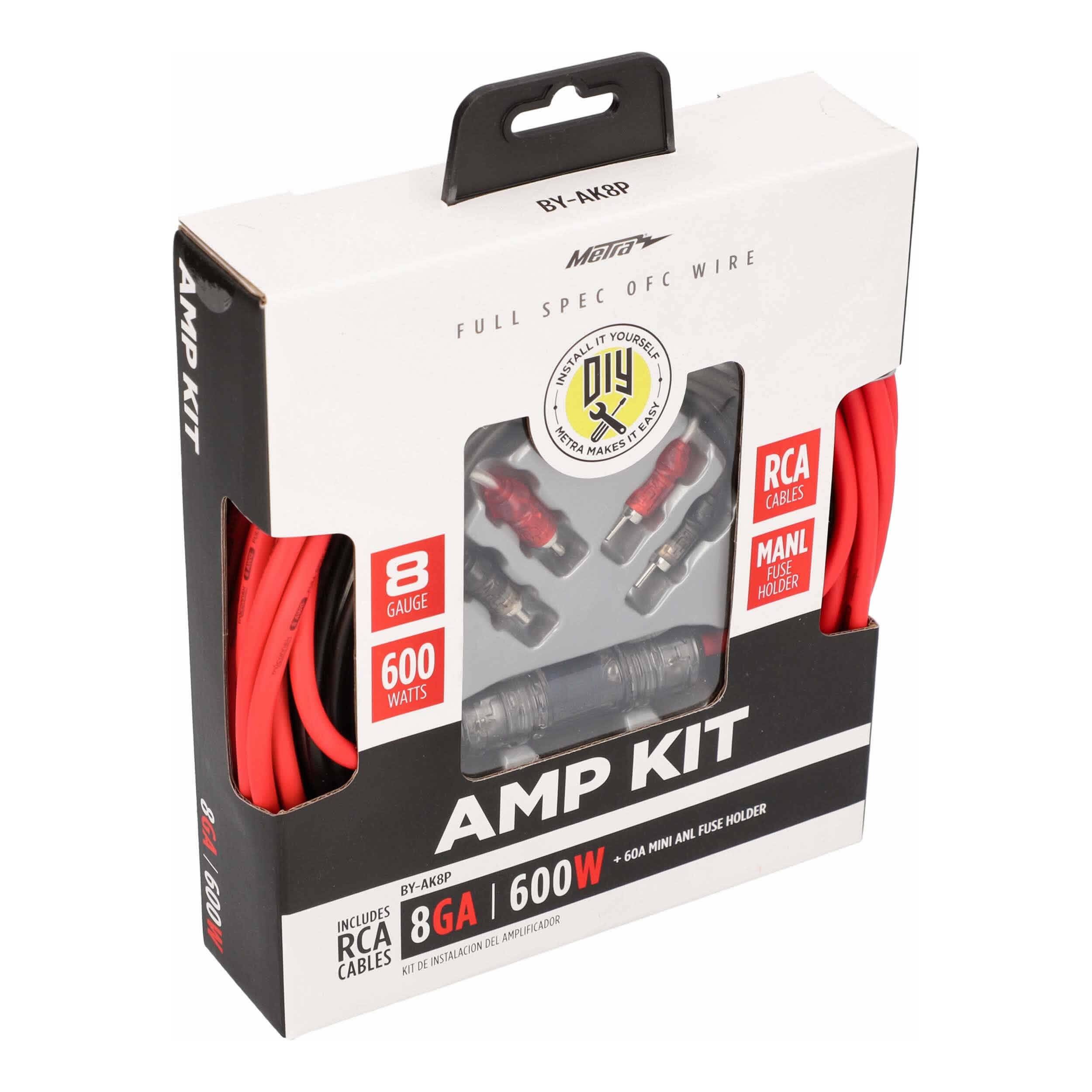 Alt View 12. Metra - 8AWG Complete Amp Kit - Multi.