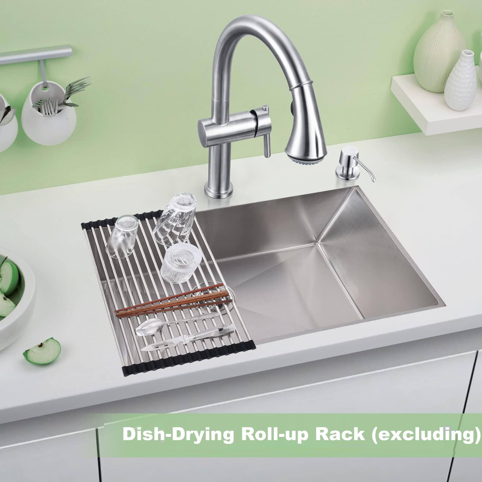 Dish-Drying Roll-up Rack (excluding)