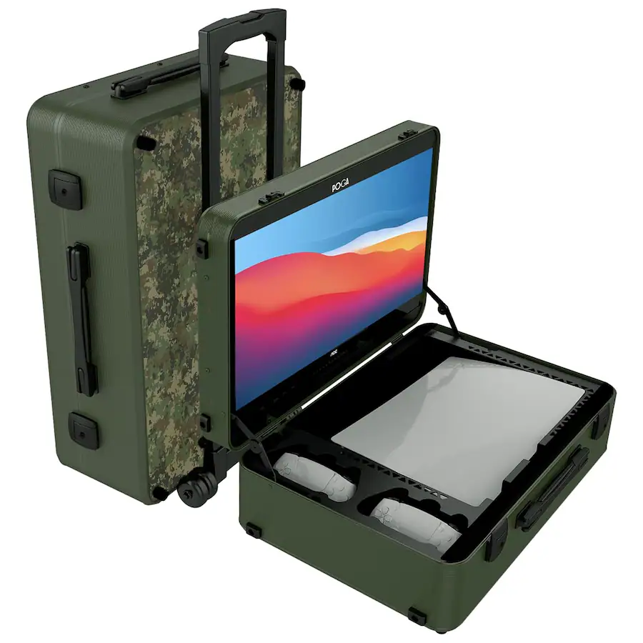 Poga POGA LUX PlayStation 5 Premium Portable Console Travel Case w/ Trolley ...