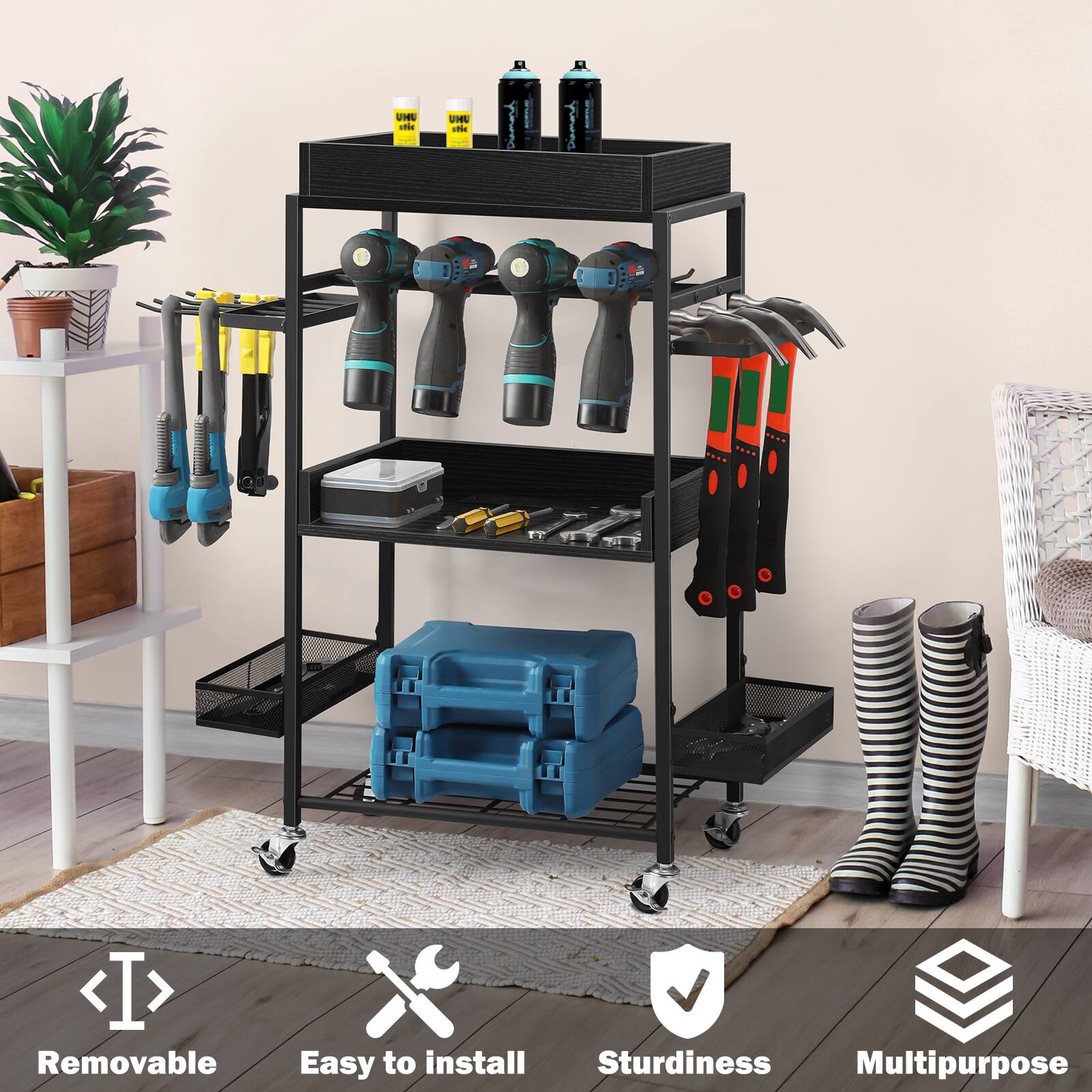 - UHU cma
- Removable
- Easy to install
- Sturdiness
- Multipurpose