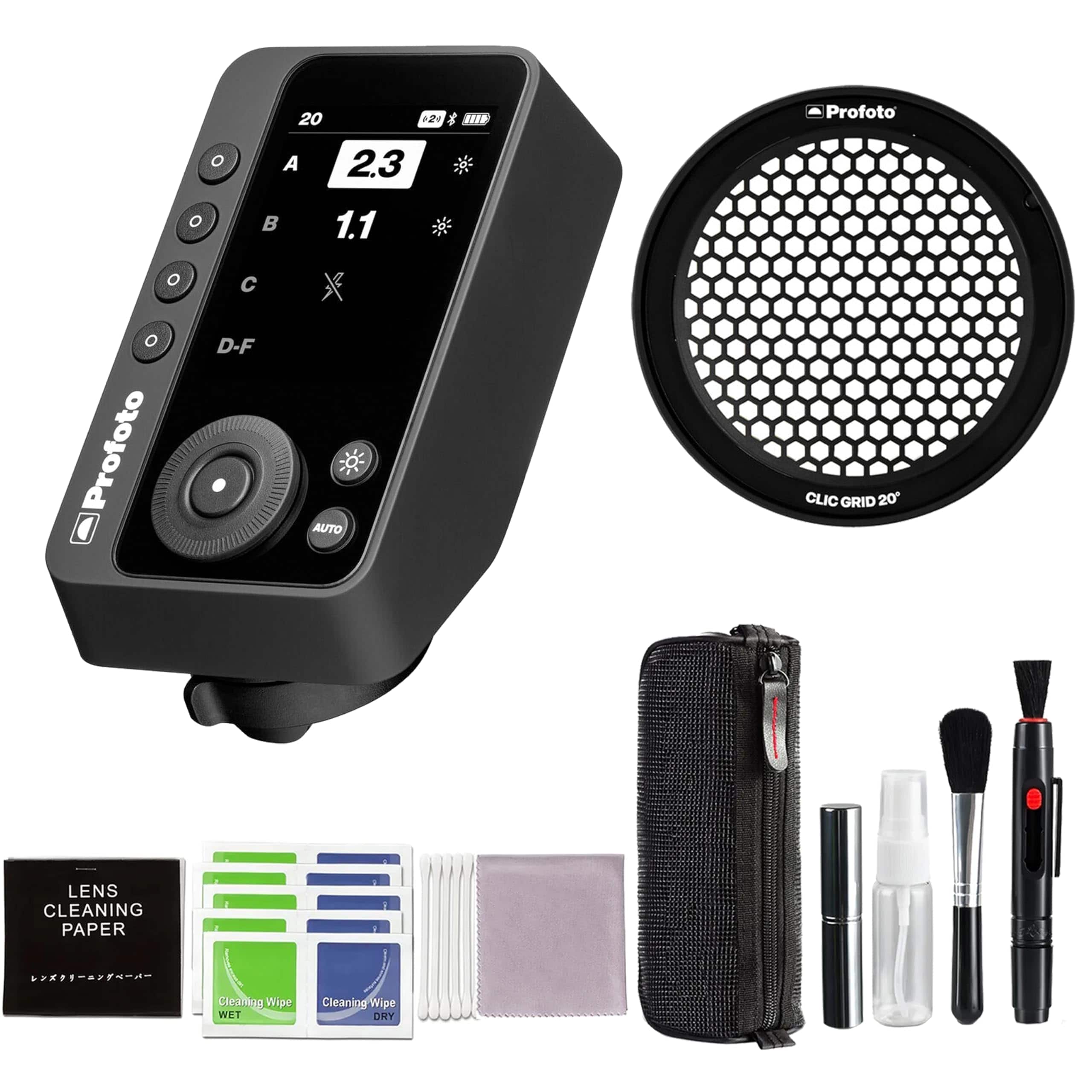 Connect Pro Remote for Sony Bundle with Profoto Clic Grid 20, and Additional Accessories - Black price history on PriceWatchPro