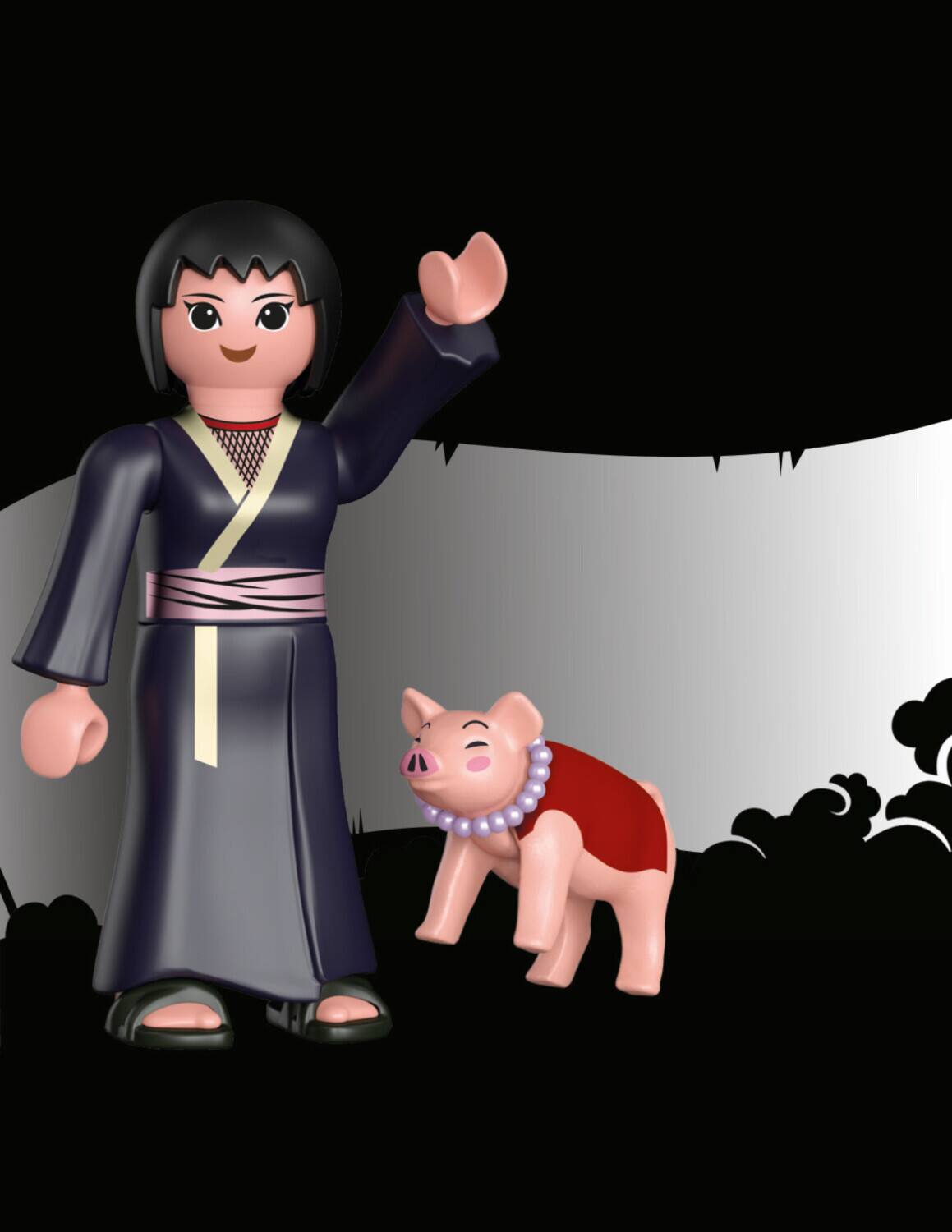 Alt View 3. Playmobil - Playmobil - Naruto Shippuden Shizune   - Collectibles - Multicolor.