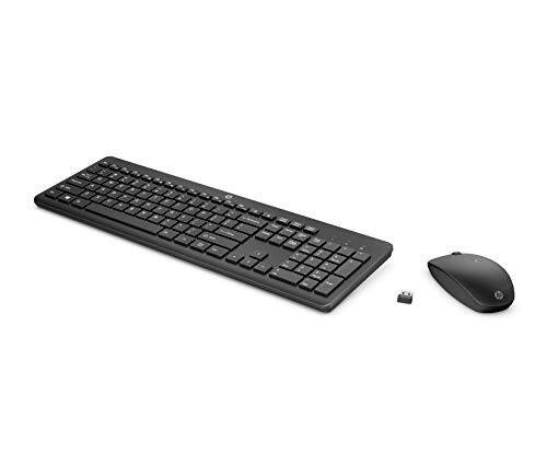 Angle. HP - HP 230 Wireless Keyboard & Mouse Combo - 2.4GHz, 1600 DPI, Numeric Keypad, Windows/Mac Compatible, Long Battery Life - Black.
