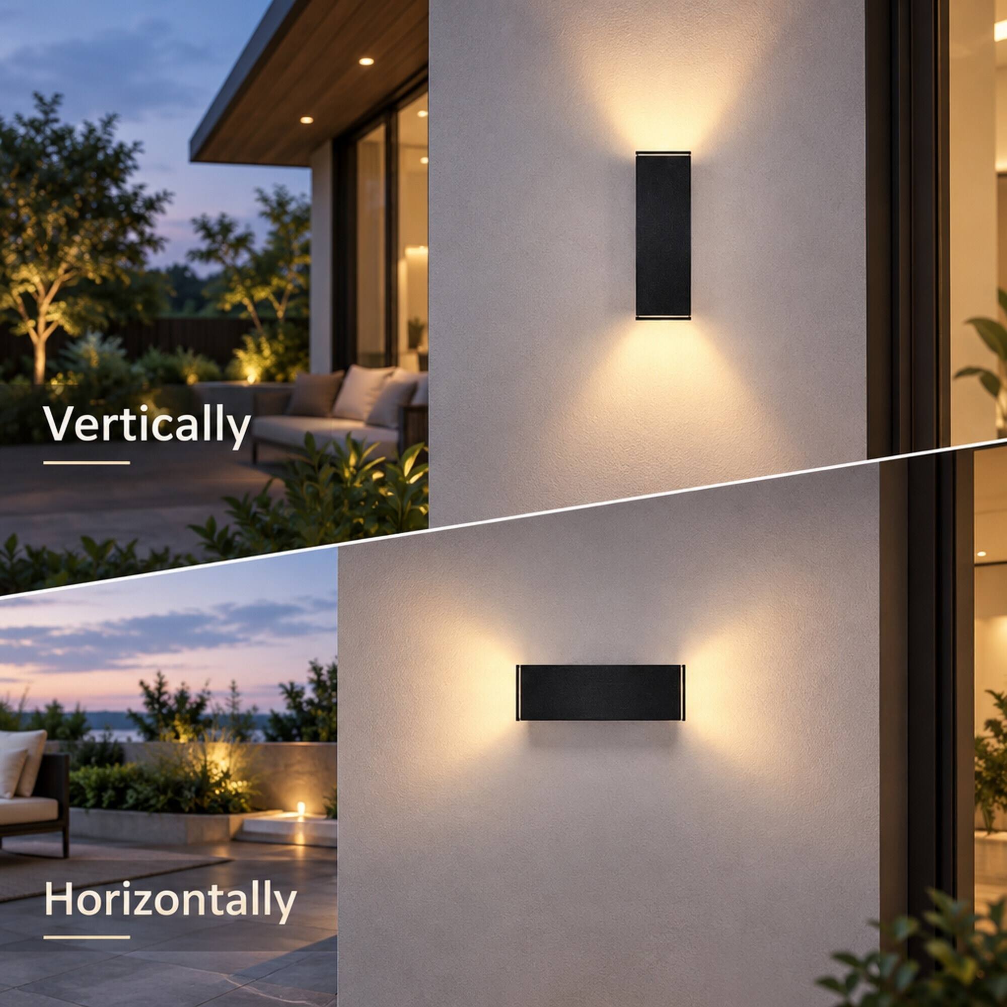 Vertically

Horizontally