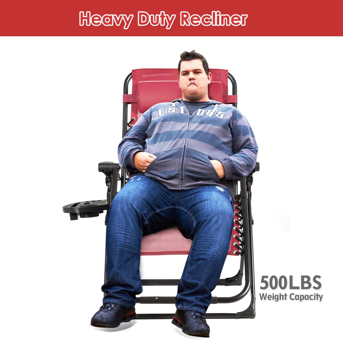 Heavy Duty Recliner, 500LBS Weight Capacity