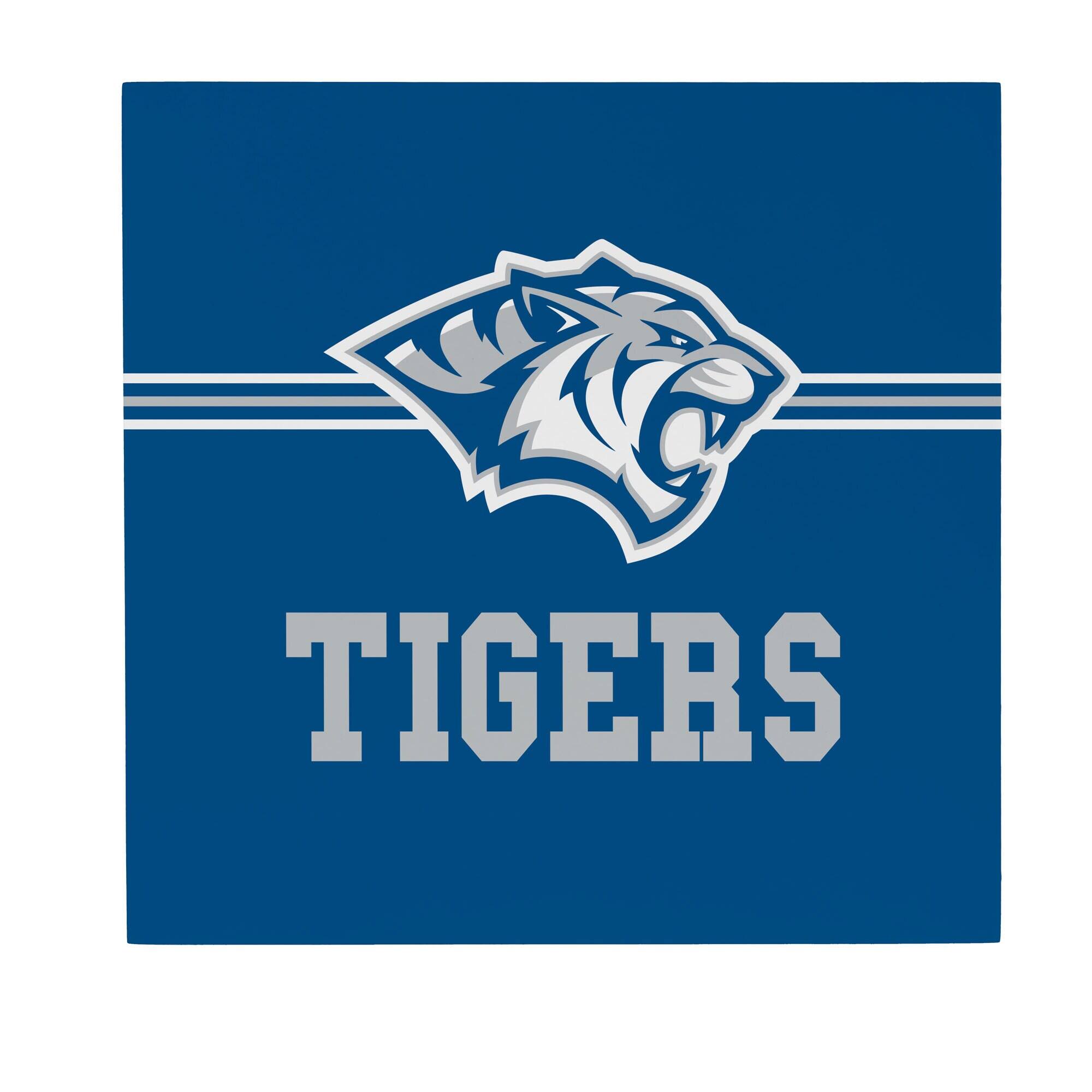 Dakota Wesleyan Univeristy Tigers 12" x 12" Wood Wall Sign