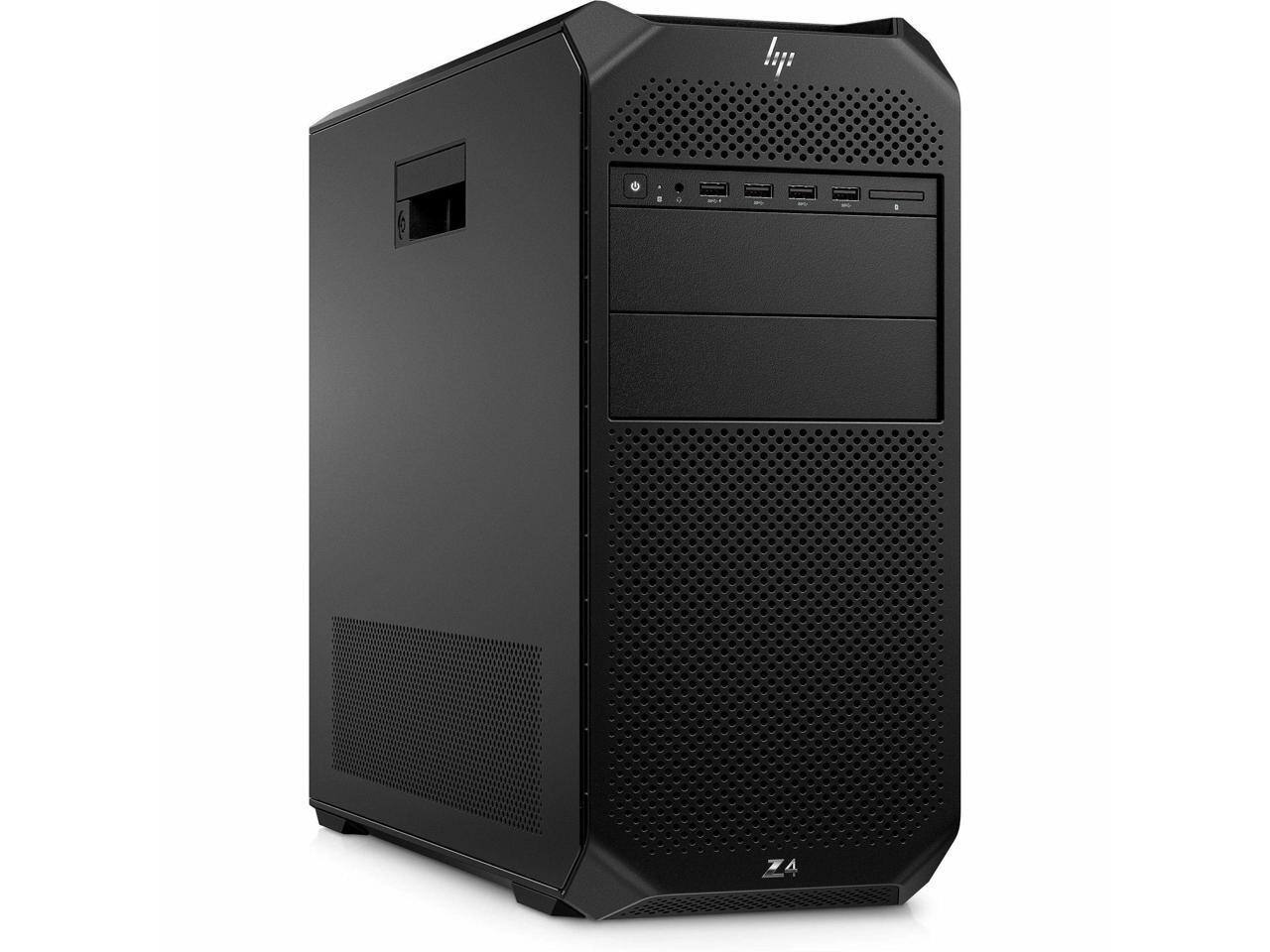 Alt View 2. HP - HP Z4 G5 Workstation - Xeon w3-2525 - 16GB - 512GB SSD - W790 - Win 11 Pro - RTX 2000 16GB - BG8W2UT#ABA - Black.