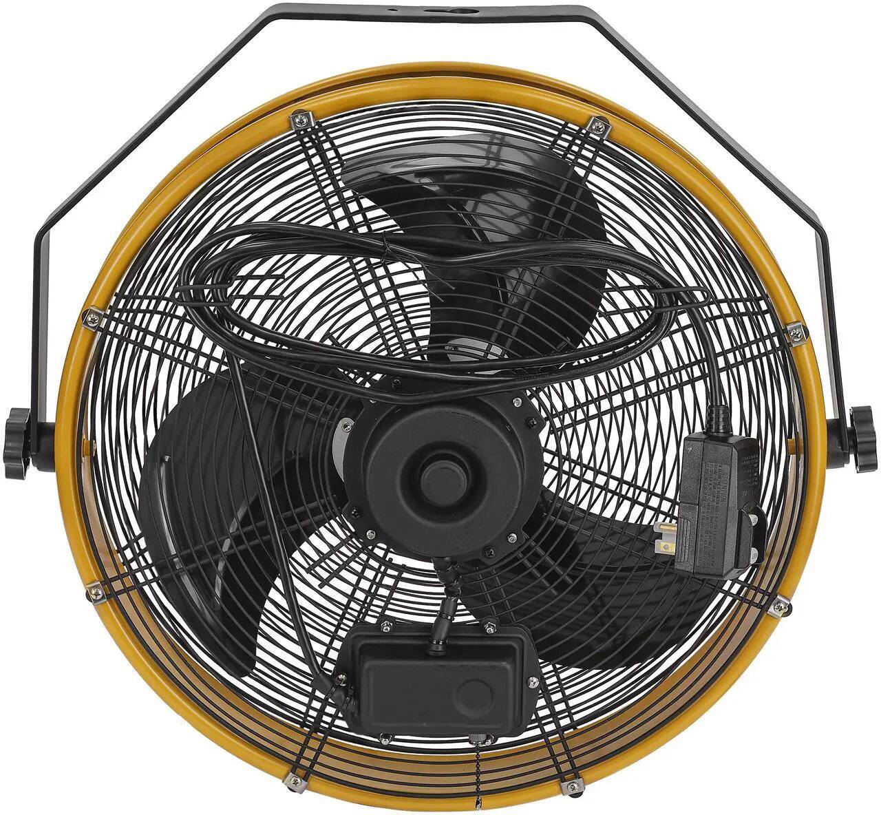 Alt View 3. Caterpillar - Caterpillar CF-HVOD-18S-NG 18" IPX4 4000 CFM 3-Speed Wall Fan.