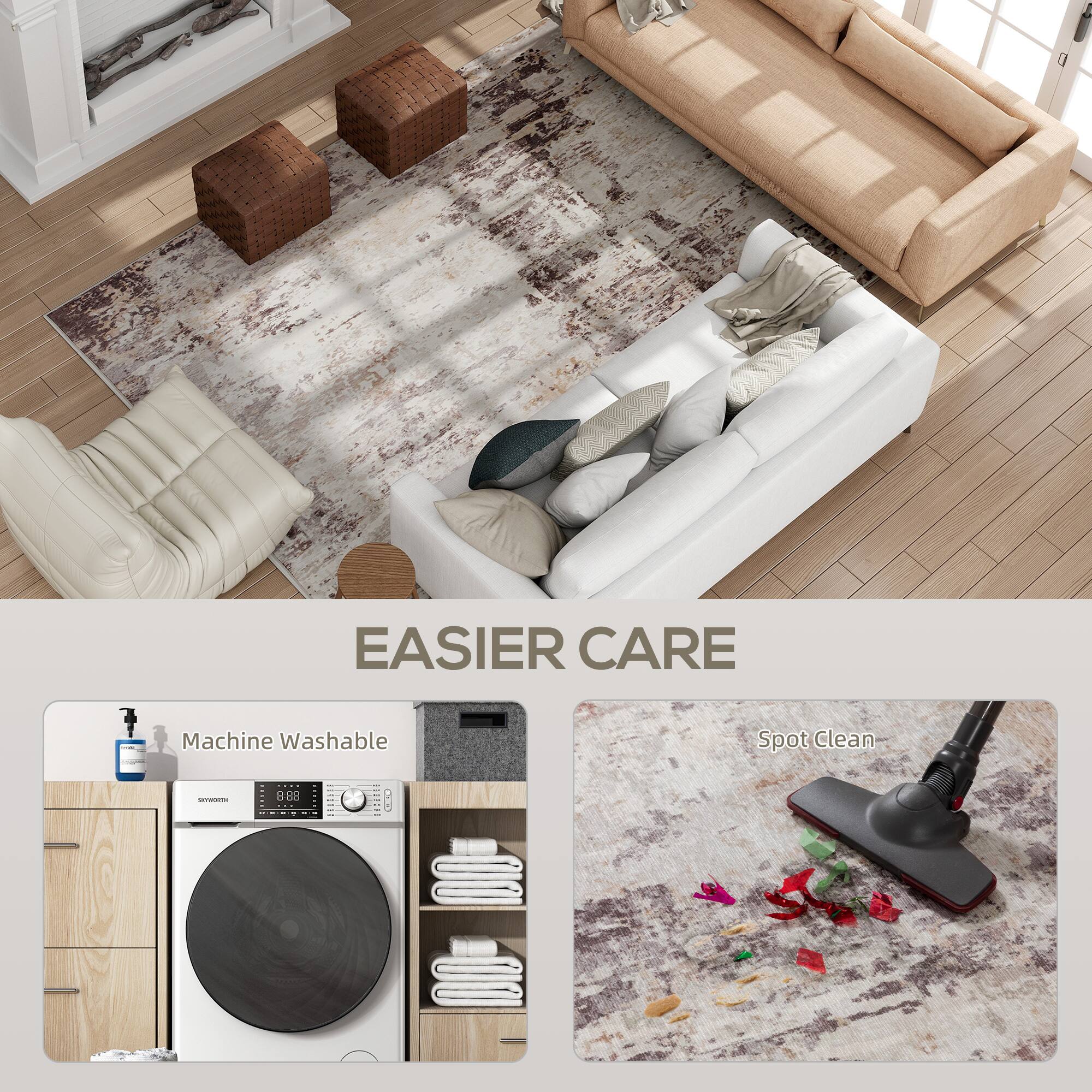 EASIER CARE

Machine Washable

Spot Clean