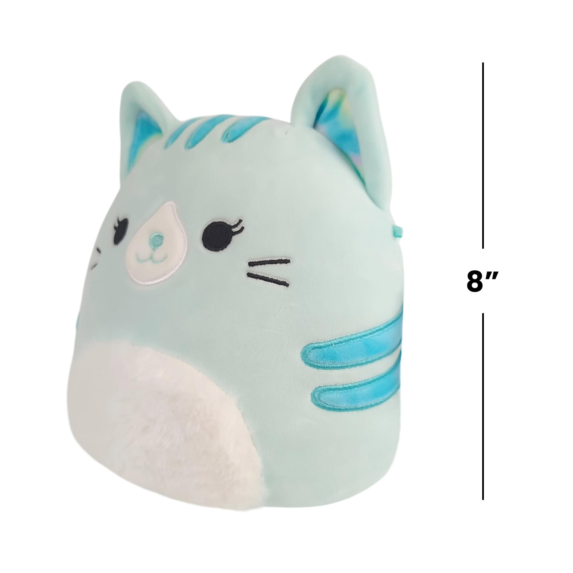 Alt View 1. Kellytoy - Squishmallows 8 Inch Plush | Corinna The Cat - Blue.