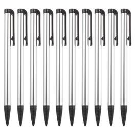 Unique Bargains - 10pcs Touch Resistive Screen Pens Universal Resistance Pen for Phone Car Navigation GPS POS - Silver